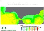 Ampliar mapa, temperatura superficial del mar (SST). Noviembre 2013