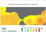 Temperatura superficial del mar (SST). Octubre 2013