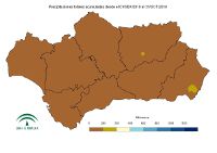Precipitación acumulada desde el 1 de septiembre.