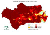 Intensidad de la sequía pluviométrica