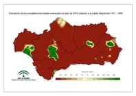 Desviación del mes respecto a la normal (%)