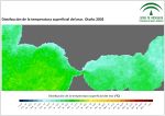 Temperatura superficial del mar (SST) estacional. Otoño 2002