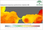 Temperatura superficial del mar (SST). Septiembre 2005