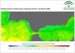 Temperatura superficial del mar (SST). Diciembre 2006
