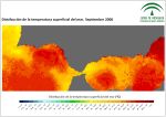 Temperatura superficial del mar (SST). Septiembre 2006