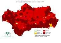 Intensidad de la sequía pluviométrica