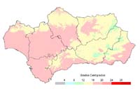 Temperatura media desde el 1 de septiembre.