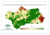 Desviación del mes respecto a la normal (%)