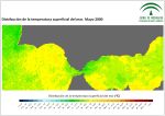Temperatura superficial del mar (SST). Mayo 2000