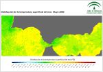 Temperatura superficial del mar (SST). Mayo 2000