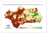 Desviación del mes respecto a la normal (%)