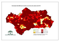 Intensidad de la sequía pluviométrica