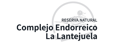 Logotipo de la Laguna de Calderón Chica en la Reserva Natural Complejo Endorreico La Lantejuela