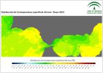 Temperatura superficial del mar (SST). Mayo 2010