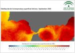 Temperatura superficial del mar (SST). Septiembre 2010