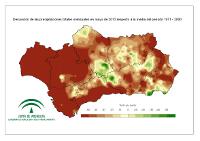 Desviación del mes respecto a la normal (%)