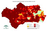 Intensidad de la sequía pluviométrica
