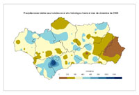 Precipitación acumulada desde el 1 de septiembre.