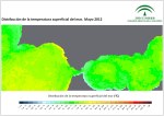 Temperatura superficial del mar (SST). Mayo 2012
