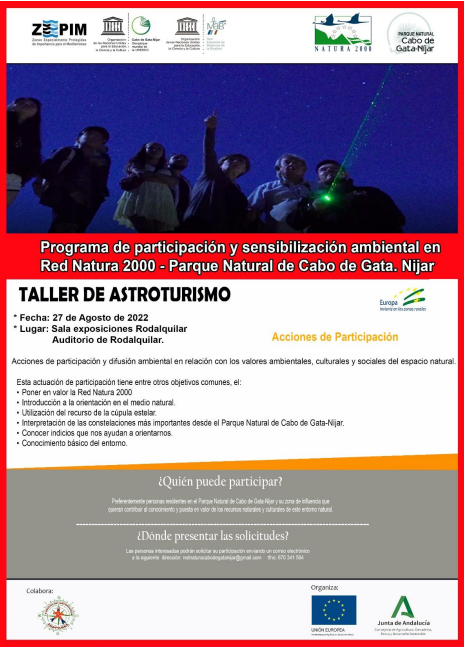 Cartel de la actividad