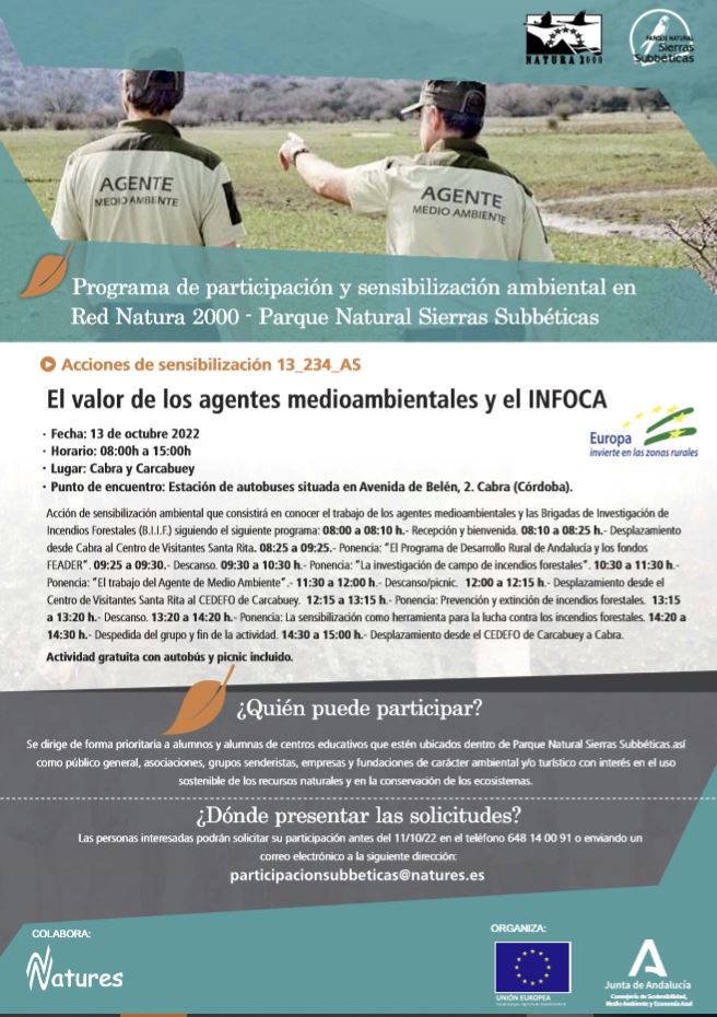 Imagen ilustrativa del cartel de la actividad