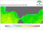 Temperatura superficial del mar (SST) estacional. Otoño 2003