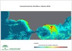 Concentración de Clorofila-a. Febrero 2016