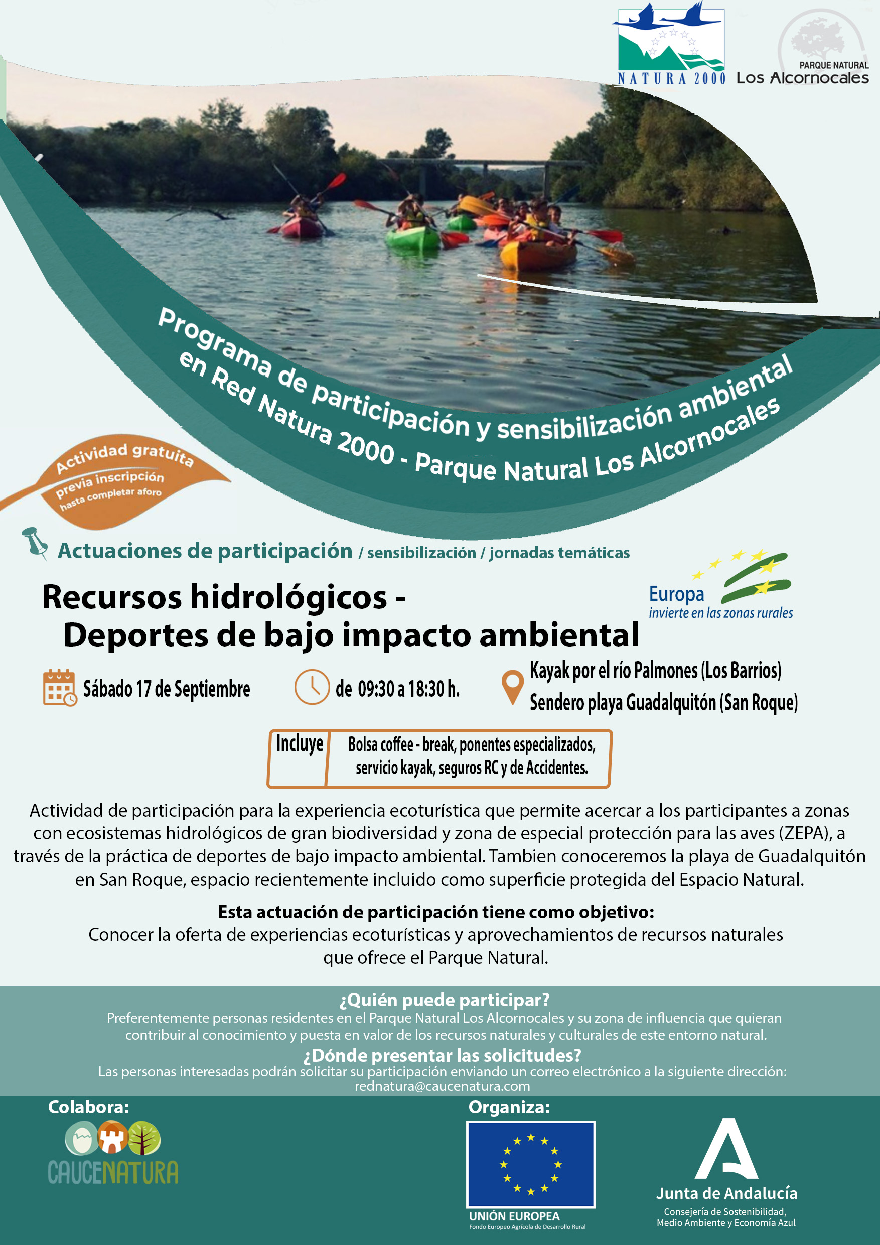 Cartel de la actividad