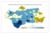 Precipitación acumulada desde el 1 de septiembre.