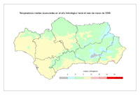 Temperatura media desde el 1 de septiembre.