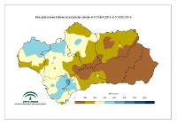 Precipitación acumulada desde el 1 de septiembre.