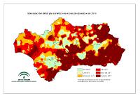 Intensidad del déficit pluviométrico
