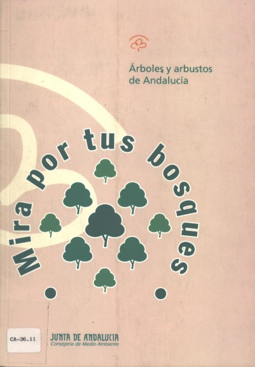 Portada Árboles y arbustos de Andalucía (1996)