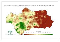 Desviación del mes respecto a la normal (%)