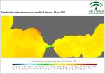 Temperatura superficial del mar (SST). Mayo 2011
