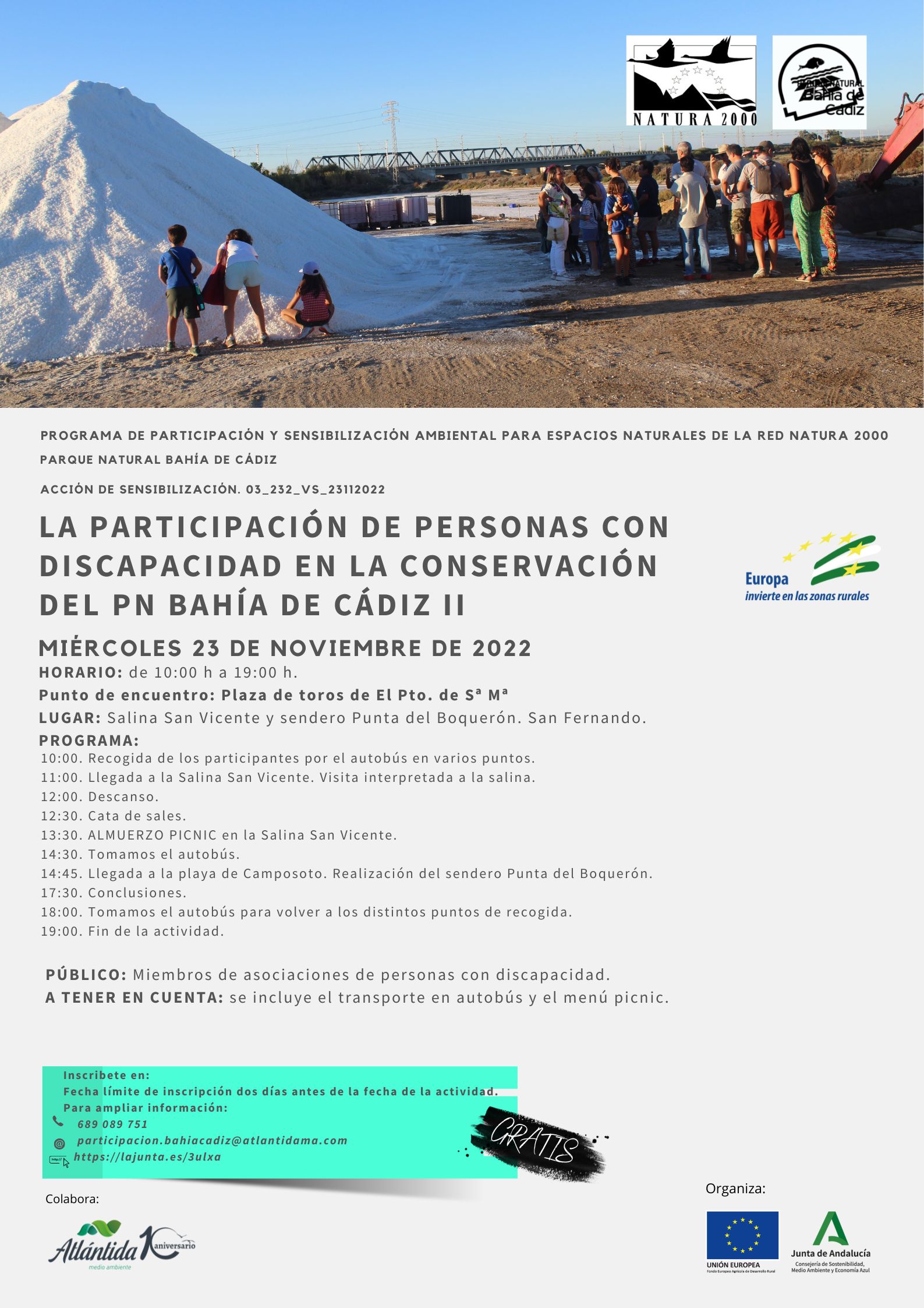 Imagen ilustrativa del cartel publicitario de la actividad