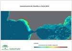 Concentración de Clorofila-a. Enero 2014