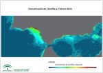 Concentración de Clorofila-a. Febrero 2014
