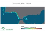 Concentración de Clorofila-a. Junio 2014