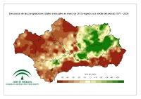 Desviación del mes respecto a la normal (%)