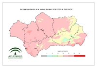 Temperatura media desde el 1 de septiembre.
