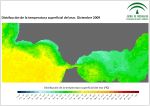 Temperatura superficial del mar (SST). Diciembre 2009
