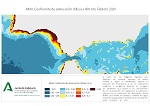 Coeficiente de atenuación difusa (K490). Febrero 2020
