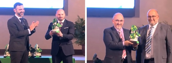 Entrega de premio a la Agencia Pública Andaluza de Educación y Tubocás, S.L