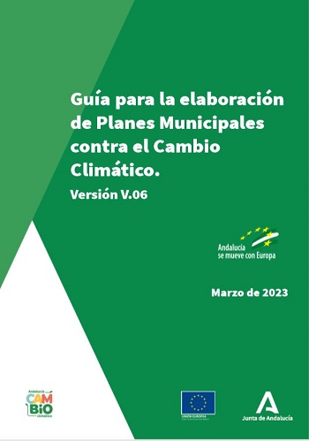 Portada de la guía para la elaboración de los Planes Municipales contra el Cambio Climático en Andalucía