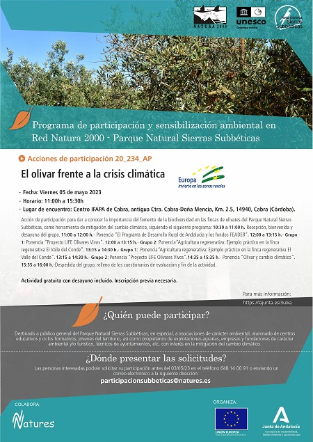 Imagen ilustrativa del cartel publicitario de la actividad