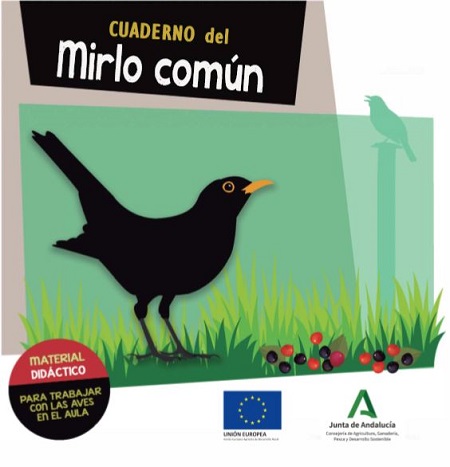 Portada del Cuaderno del Mirlo común.