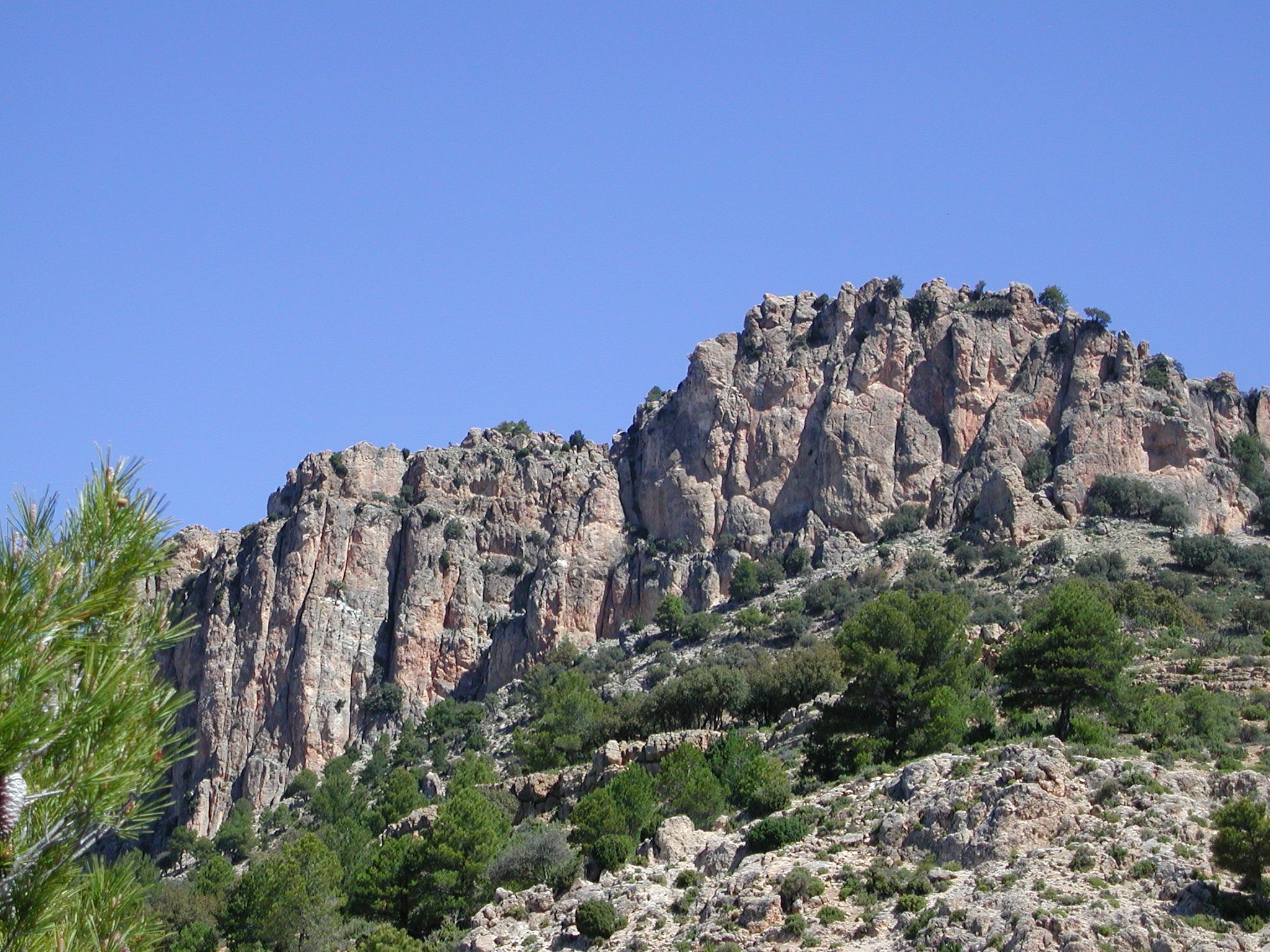 paredones rocosos 