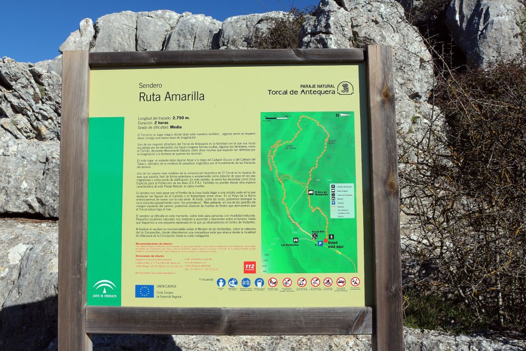 RUTA AMARILLA - SENDERO DEL TORCAL ALTO