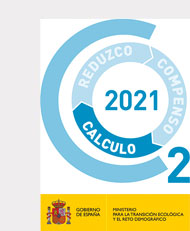 Sello MITERD 2021. Memoria de la Huella de Carbono